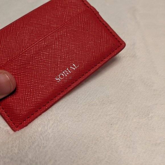 🌸 SORIAL Business Card Holder for ID, Credit Cards & Business Cards NWOT - Picture 4 of 10